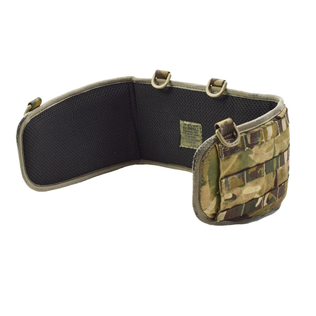 Ceinture de hanche rembourrée originale de l'armée britannique, bretelles à empiècement, surplus militaire, camouflage MTP