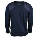 Pull de police de l'armée britannique original Commando Jumper Pull col V bleu
