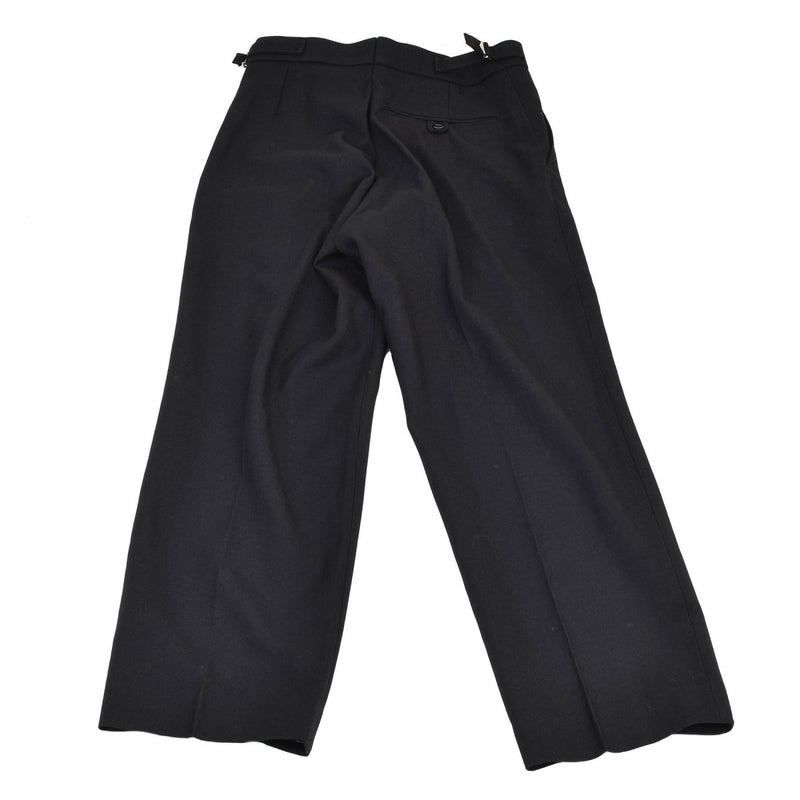 Pantalon de costume noir de classe 1 de l'armée britannique royale marine d'origine NEUF