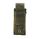 Original British Army single pistol magazine pouch tactical holster field Olive - GoMilitar