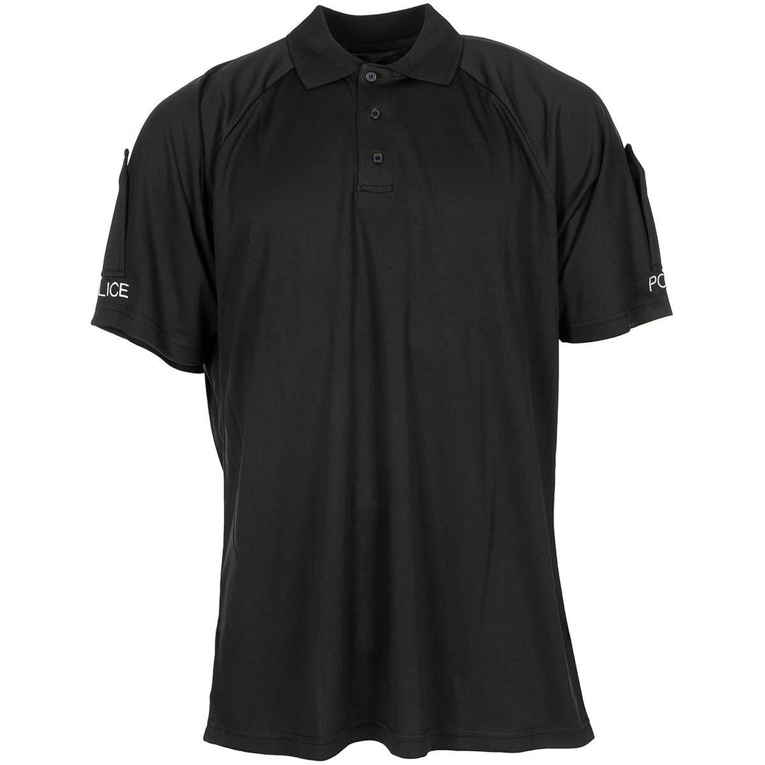T-shirt original de l'armée britannique, polo tactique de police respirant noir