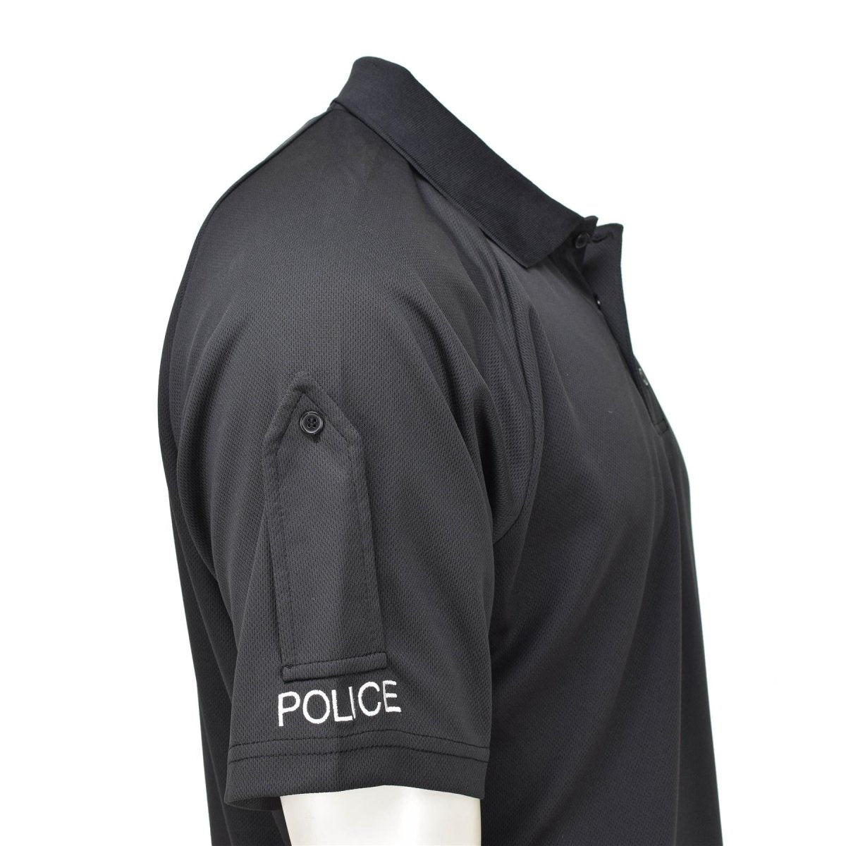 T-shirt original de l'armée britannique, polo tactique de police respirant noir