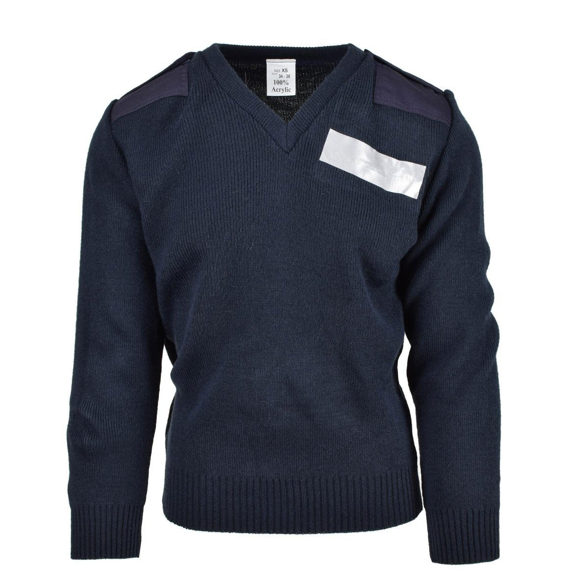 Navy blue police sweater Original British Ex-police service pullover ...