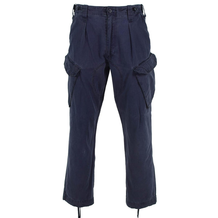 Pantalon cargo militaire britannique original Pantalon de travail Royal Navy Couleur Bleu - GoMilitar