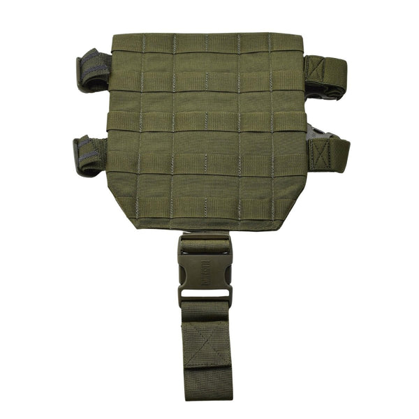 Pochette plate-forme de jambe tombante militaire britannique d'origine compatible MOLLE armée Olive