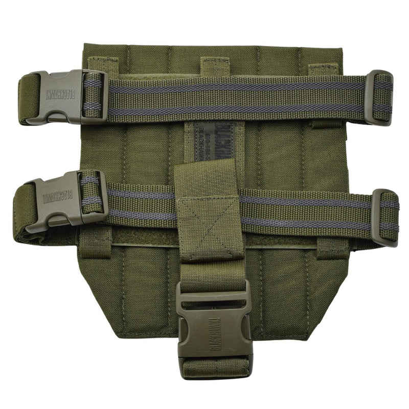 Original British Military drop leg platform pouch molle compatible army Olive - GoMilitar