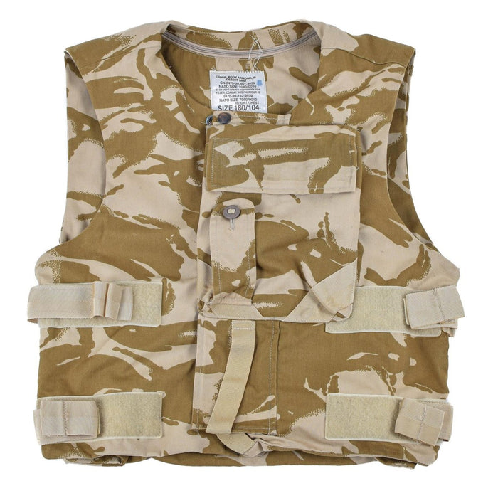 Gilet pare-balles militaire britannique d'origine DPM camouflage tactique du désert - GoMilitar