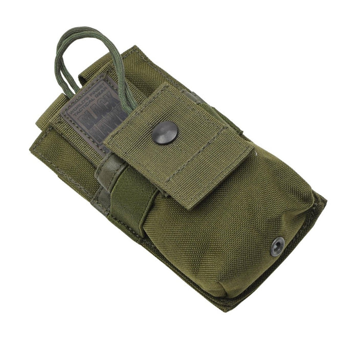 Pochette radio GPS militaire britannique d'origine, sac molle en nylon, étui Olive - GoMilitar