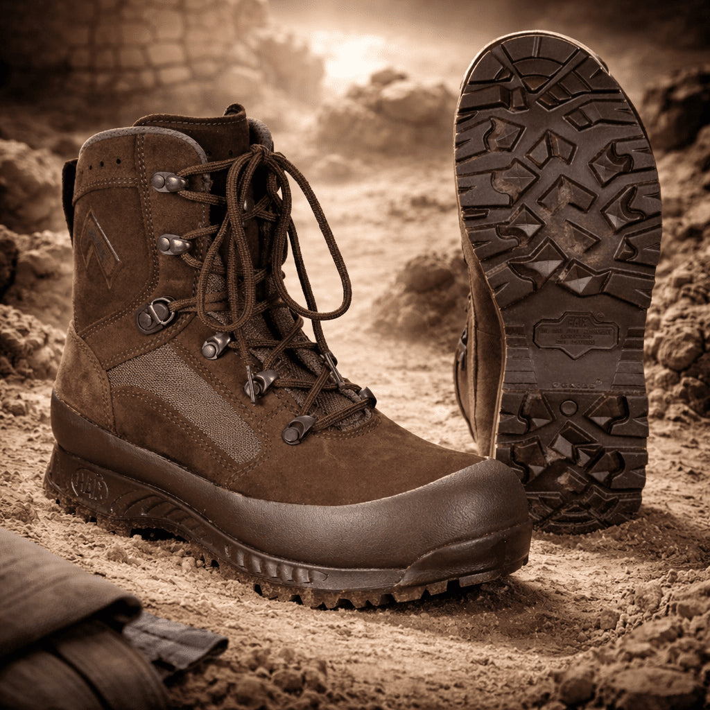 HAIX Womens Tactical Boots GoreTex Membrane Desert Combat Boots Brown