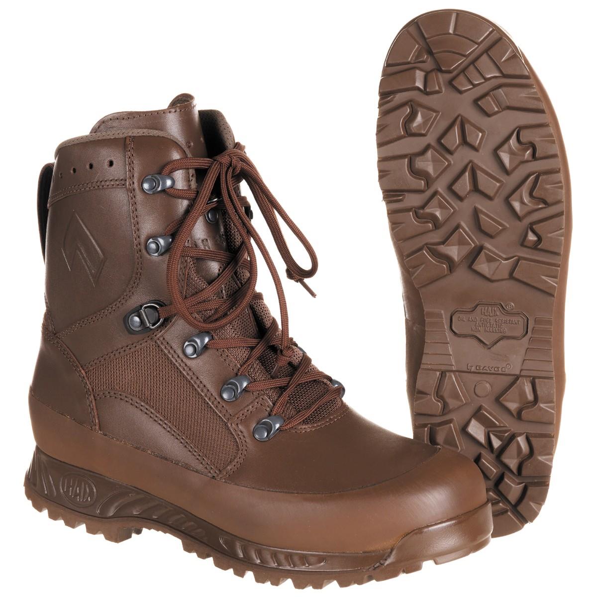 HAIX Womens Tactical Boots GoreTex Membrane Desert Combat Boots Brown