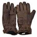 Gants en cuir militaires britanniques originaux MK II, doublure de Combat marron