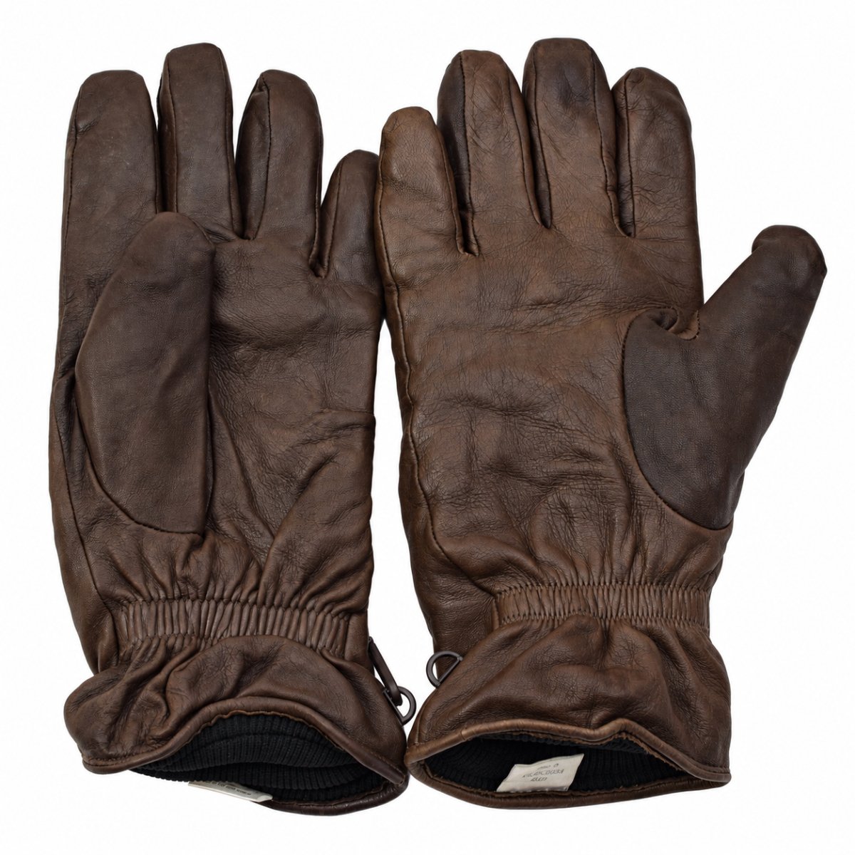 Gants en cuir militaires britanniques originaux MK II, doublure de Combat marron