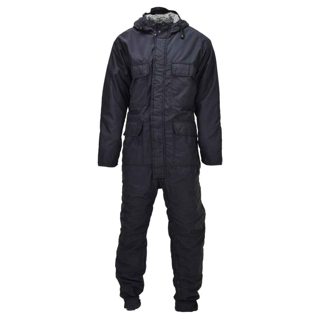 Combinaison de mécanicien militaire britannique originale, genoux renforcés RipStop noir