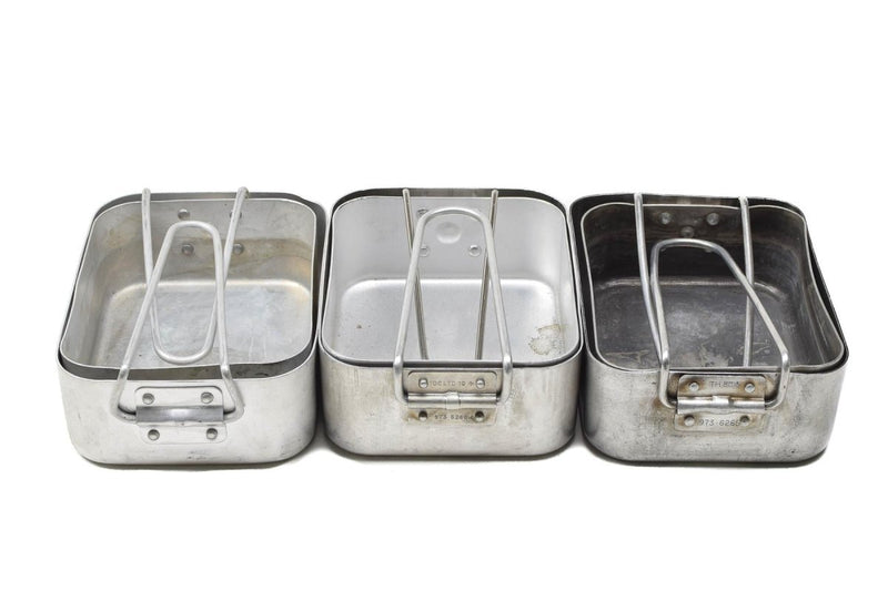 Original British Military mess tins aluminum hiking plate camping outdoor pan - GoMilitar