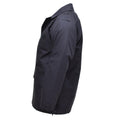 Veste de pluie militaire britannique originale Manteau imperméable doublé noir solide de police