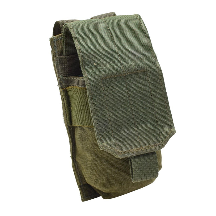 Pochette originale pour chargeur unique de l'armée britannique M4/M16, porte-sac magnétique Olive - GoMilitar