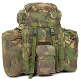 Sac à dos tactique militaire britannique original camouflage boisé 90 litres poches latérales