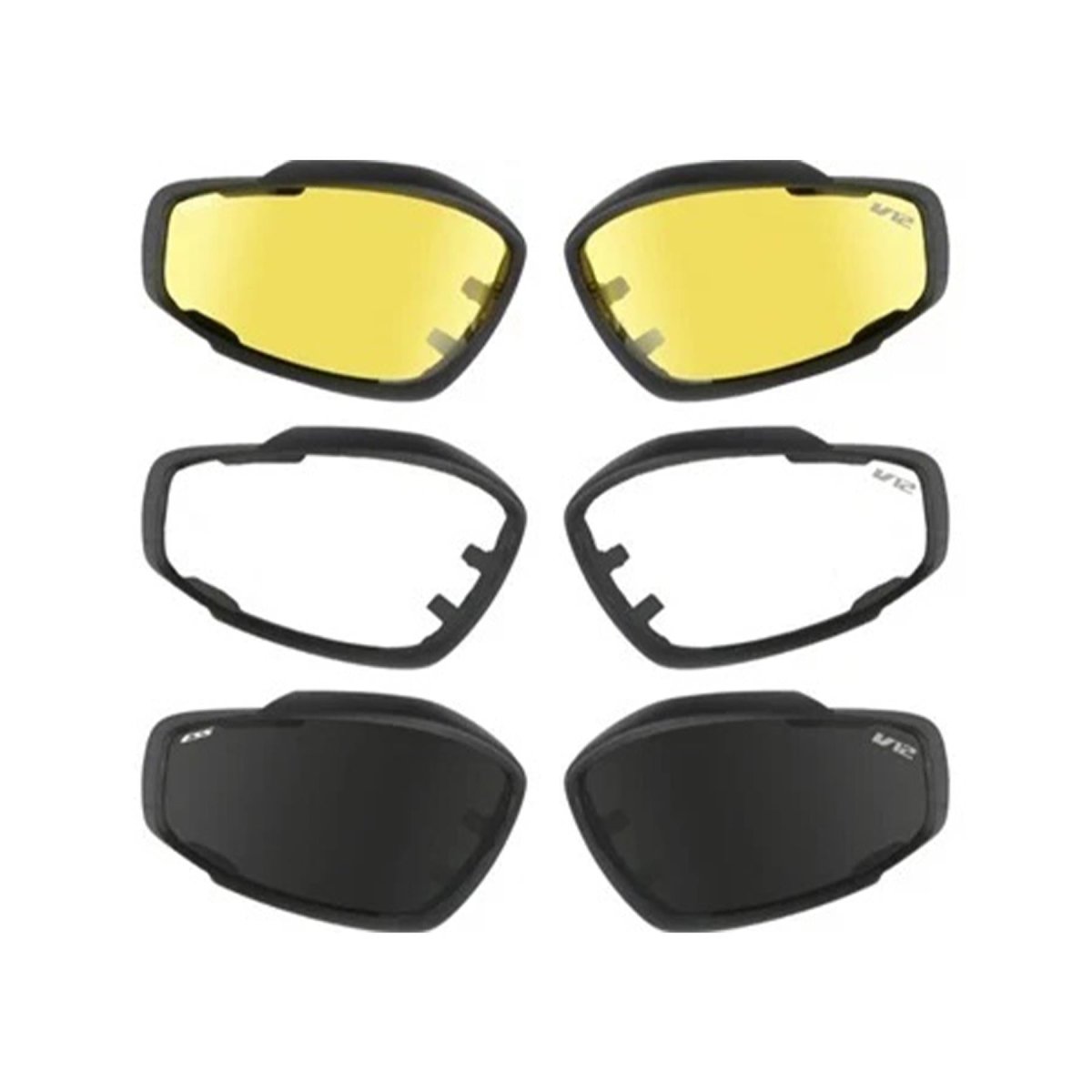 Original British Military V12 Protective Goggles Interchangeable Lenses Black