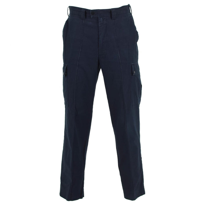 Pantalon de police britannique original, pantalon d'uniforme durable en ripstop bleu, surplus - GoMilitar