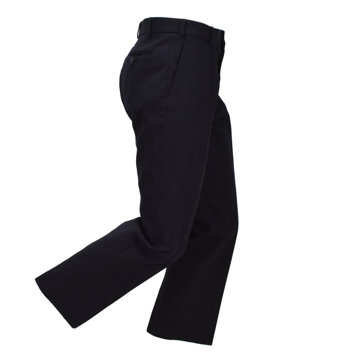Original British Royal Navy No.1B Men's Wool Dress Trousers Formal Black