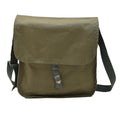 Sac à bandoulière olive original de l'armée bulgare avec bandoulière réglable pour voyage en plein air NEUF