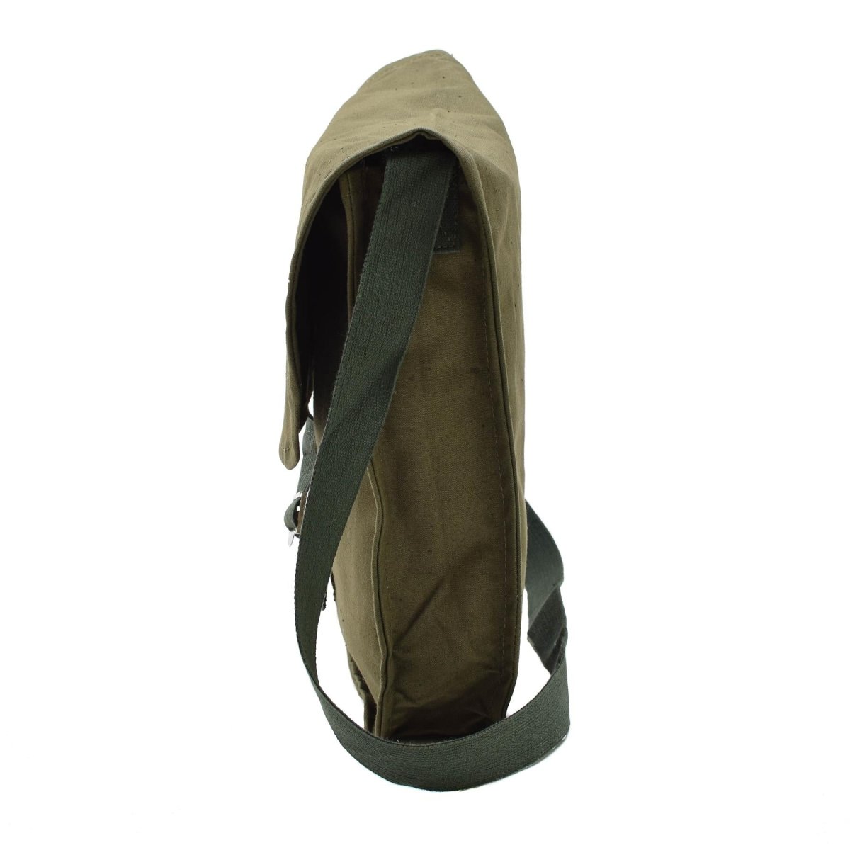 Sac à bandoulière olive original de l'armée bulgare avec bandoulière réglable pour voyage en plein air NEUF