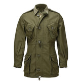 Veste de campagne originale de l'armée canadienne, surplus militaire de combat, vert olive