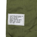 Veste de campagne originale de l'armée canadienne, surplus militaire de combat, vert olive