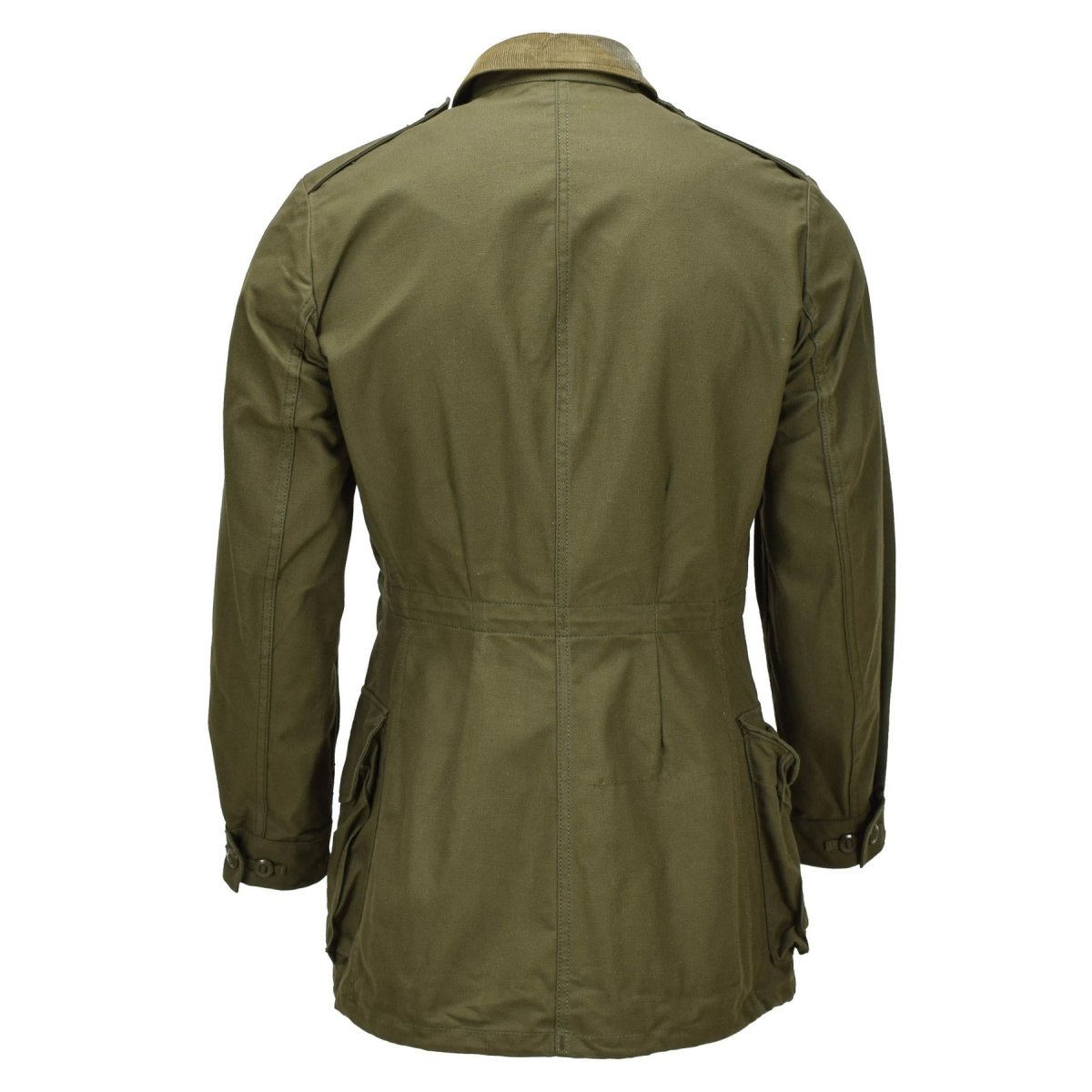 Veste de campagne originale de l'armée canadienne, surplus militaire de combat, vert olive