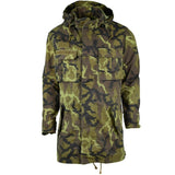 Veste de combat militaire originale de l'armée tchèque CZ 95 camouflage parka à capuche