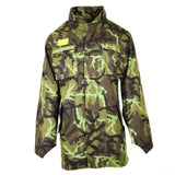 Veste de combat militaire originale de l'armée tchèque CZ 95 camouflage parka NEUF