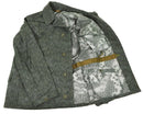 Original Czech army M60 field jacket with raindrop camouflage and detailed interior pockets, durable and adjustable fit.