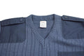 Original Czech army Sweater Jumper M97 Blue Wool V-neck military surplus NEW