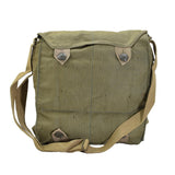Sac à bandoulière original pour masque à gaz militaire tchèque en toile verte vintage surplus NEUF