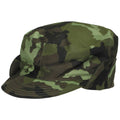 Original Czech Military M95 woodland camouflage field combat cap neck cover New