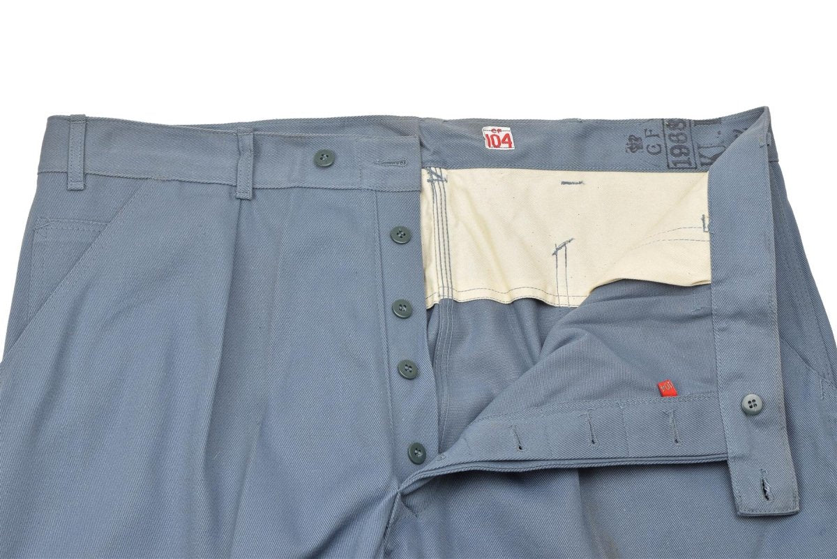 Original Danish Military pants casual Denmark army personnel trousers blue NEW