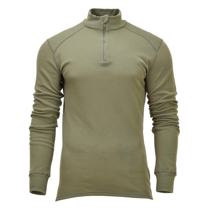 Original Dutch Army Base Layer Undershirts High Neck Thermal Insulation Olive - GoMilitar