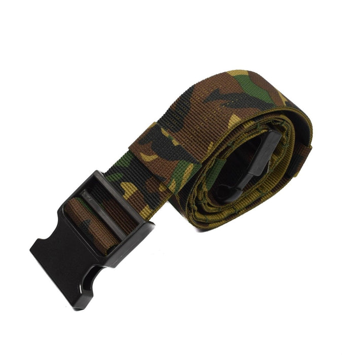 Original Dutch army field troops tactical belt military webbing woodland NEW - GoMilitar