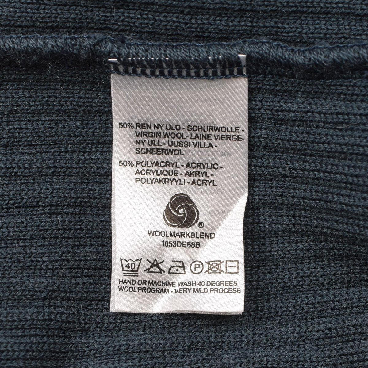 Pull Original Dutch Army en Maille Côtelée Quart Zip Coudes Renforcés Vert Pétrole