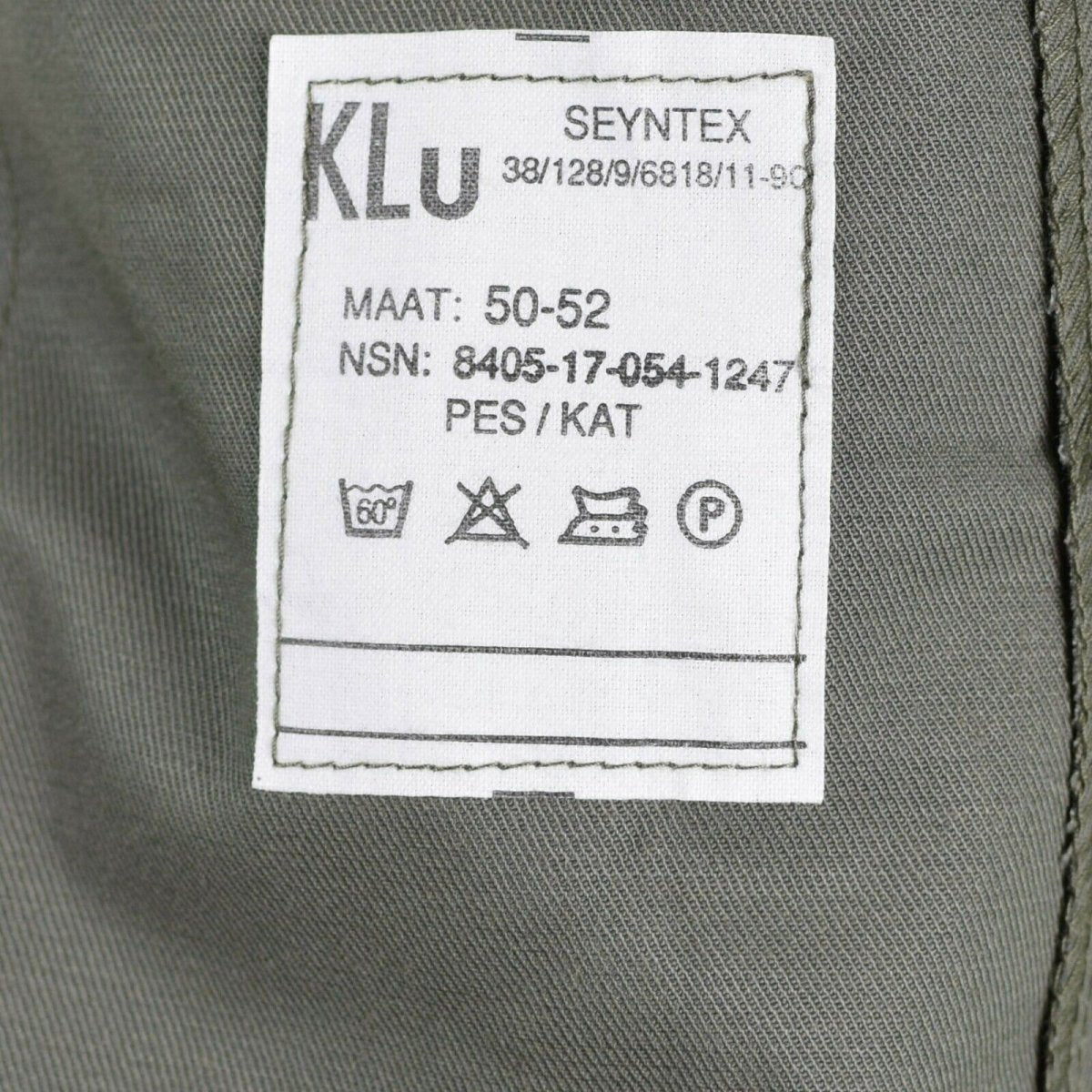 Chemise d'origine de l'armée néerlandaise M65, veste de chemise de l'armée de l'air militaire Holland