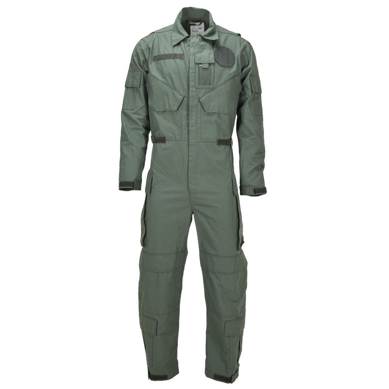 Combinaison militaire néerlandaise originale en mélange d'aramide résistant au feu Olive