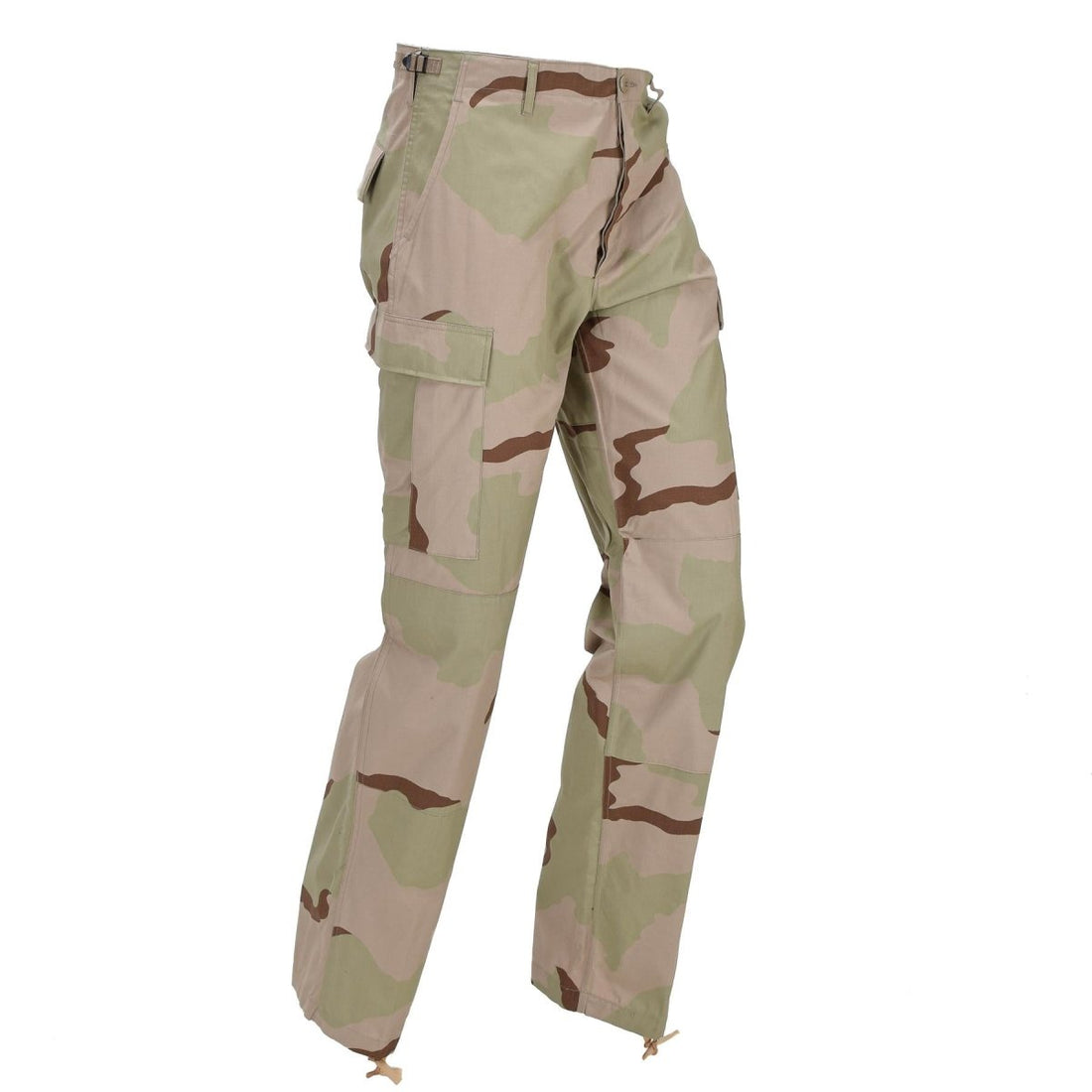 Pantalon militaire néerlandais original avec poches cargo, camouflage désert 3 couleurs