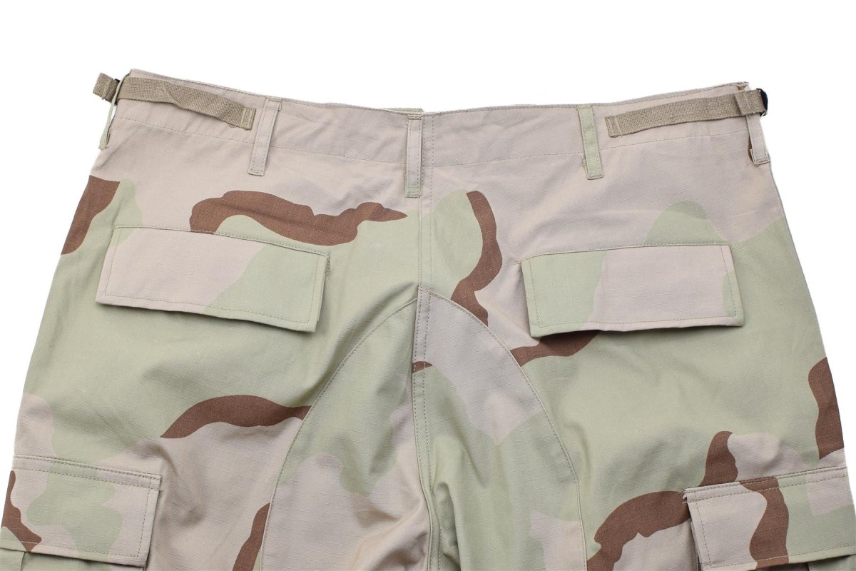 Pantalon militaire néerlandais original avec poches cargo, camouflage désert 3 couleurs