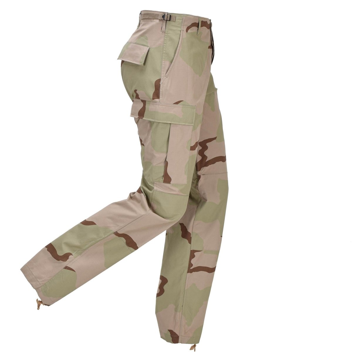 Pantalon militaire néerlandais original avec poches cargo, camouflage désert 3 couleurs