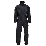 Combinaison de vol militaire néerlandaise originale, genoux renforcés, double fermeture éclair, noire