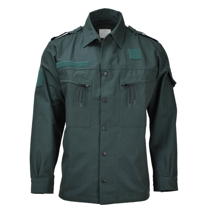 Original Dutch military green shirt heavyweight tactical combat long sleeve NEW - GoMilitar