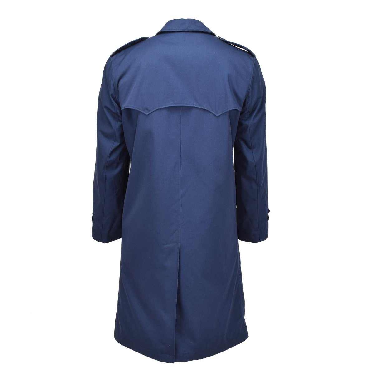 Imperméable pour homme d'origine néerlandaise, doublure matelassée, trench-coat bleu uni
