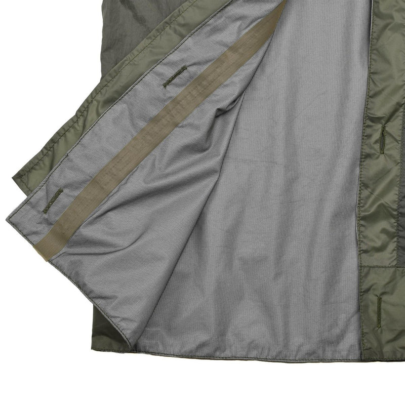 Original Dutch Military liner rain jacket waterproof taped seams combat Olive - GoMilitar