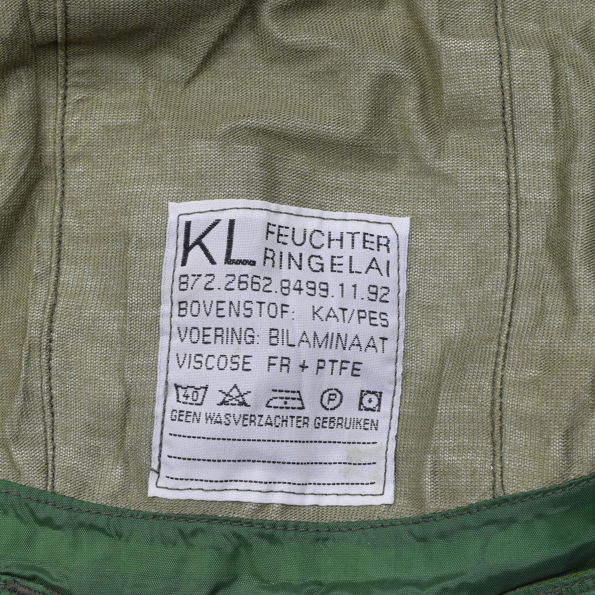Original Dutch Military Parka Hood tactical winter camouflage DPM lightweight