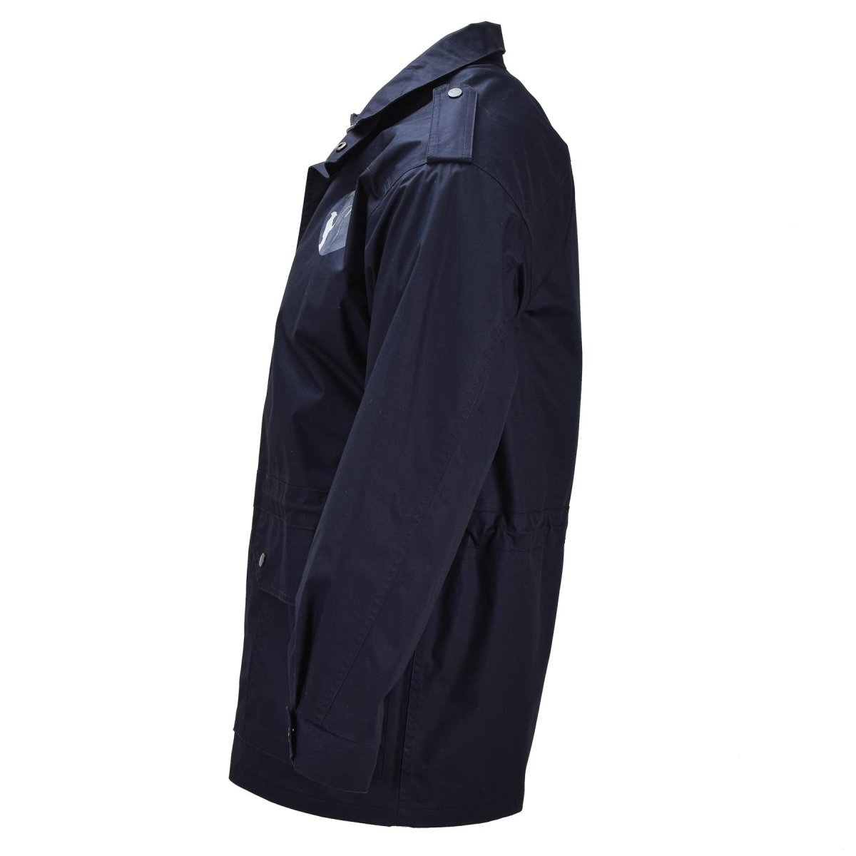 Original Dutch Military Parka Multiple Pockets High Neck Fisherman Logo Blue